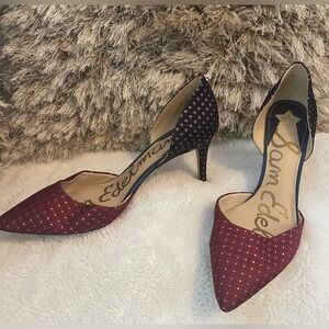 Red & Blue Sam Edelman heels